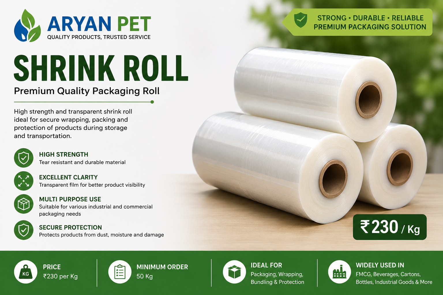 Premium Shrink Roll 230/kg